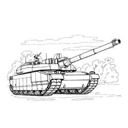 ぬりえページ: 戦車 (交通) #192644 - 無料の印刷可能なぬりえページ