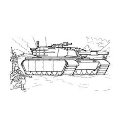 ぬりえページ: 戦車 (交通) #192645 - 無料の印刷可能なぬりえページ