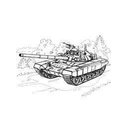 ぬりえページ: 戦車 (交通) #192646 - 無料の印刷可能なぬりえページ