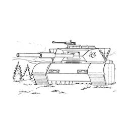 ぬりえページ: 戦車 (交通) #192648 - 無料の印刷可能なぬりえページ