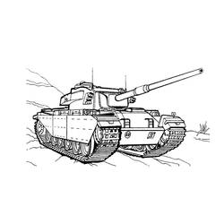ぬりえページ: 戦車 (交通) #192651 - 無料の印刷可能なぬりえページ