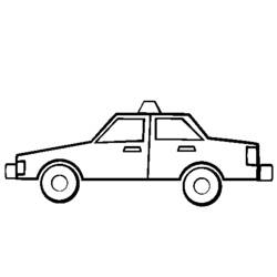 ぬりえページ: タクシー (交通機関) #137194 - 無料の印刷可能なぬりえページ