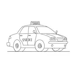 ぬりえページ: タクシー (交通機関) #137207 - 無料の印刷可能なぬりえページ