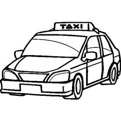ぬりえページ: タクシー (交通機関) #137208 - 無料の印刷可能なぬりえページ