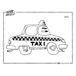 ぬりえページ: タクシー (交通機関) #137214 - 無料の印刷可能なぬりえページ