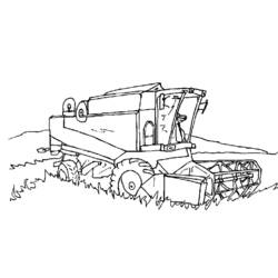 ぬりえページ: トラクター (交通機関) #141928 - 無料の印刷可能なぬりえページ