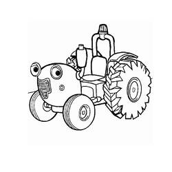 ぬりえページ: トラクター (交通機関) #141944 - 無料の印刷可能なぬりえページ