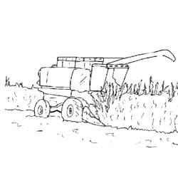ぬりえページ: トラクター (交通機関) #141947 - 無料の印刷可能なぬりえページ