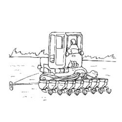 ぬりえページ: トラクター (交通機関) #141955 - 無料の印刷可能なぬりえページ