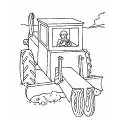 ぬりえページ: トラクター (交通機関) #141956 - 無料の印刷可能なぬりえページ