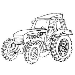 ぬりえページ: トラクター (交通機関) #141968 - 無料の印刷可能なぬりえページ