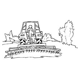 ぬりえページ: トラクター (交通機関) #141970 - 無料の印刷可能なぬりえページ