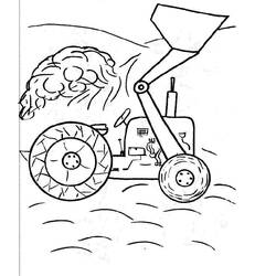 ぬりえページ: トラクター (交通機関) #141991 - 無料の印刷可能なぬりえページ