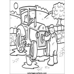 ぬりえページ: トラクター (交通機関) #141995 - 無料の印刷可能なぬりえページ