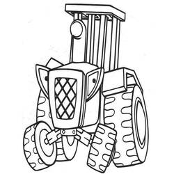 ぬりえページ: トラクター (交通機関) #142002 - 無料の印刷可能なぬりえページ
