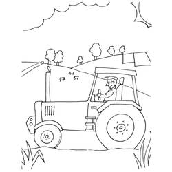 ぬりえページ: トラクター (交通機関) #142011 - 無料の印刷可能なぬりえページ