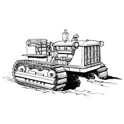 ぬりえページ: トラクター (交通機関) #142078 - 無料の印刷可能なぬりえページ