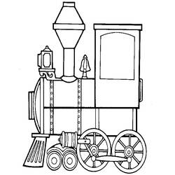 ぬりえページ: 電車・機関車 (交通機関) #135028 - 無料の印刷可能なぬりえページ