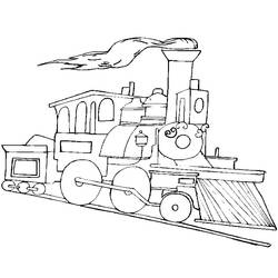 ぬりえページ: 電車・機関車 (交通機関) #135030 - 無料の印刷可能なぬりえページ