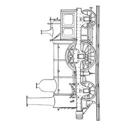 ぬりえページ: 電車・機関車 (交通機関) #135031 - 無料の印刷可能なぬりえページ