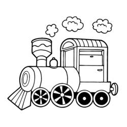 ぬりえページ: 電車・機関車 (交通機関) #135035 - 無料の印刷可能なぬりえページ