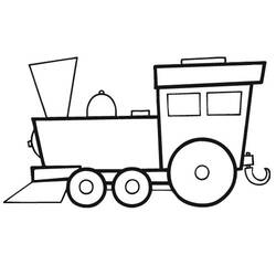 ぬりえページ: 電車・機関車 (交通機関) #135036 - 無料の印刷可能なぬりえページ
