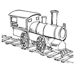 ぬりえページ: 電車・機関車 (交通機関) #135039 - 無料の印刷可能なぬりえページ