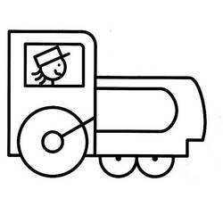 ぬりえページ: 電車・機関車 (交通機関) #135044 - 無料の印刷可能なぬりえページ