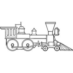 ぬりえページ: 電車・機関車 (交通機関) #135048 - 無料の印刷可能なぬりえページ