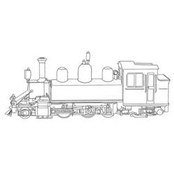 ぬりえページ: 電車・機関車 (交通機関) #135054 - 無料の印刷可能なぬりえページ