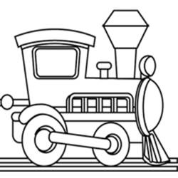 ぬりえページ: 電車・機関車 (交通機関) #135071 - 無料の印刷可能なぬりえページ