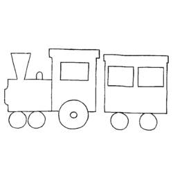 ぬりえページ: 電車・機関車 (交通機関) #135078 - 無料の印刷可能なぬりえページ