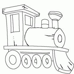 ぬりえページ: 電車・機関車 (交通機関) #135086 - 無料の印刷可能なぬりえページ