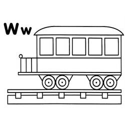 ぬりえページ: 電車・機関車 (交通機関) #135093 - 無料の印刷可能なぬりえページ
