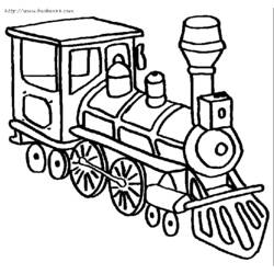 ぬりえページ: 電車・機関車 (交通機関) #135094 - 無料の印刷可能なぬりえページ