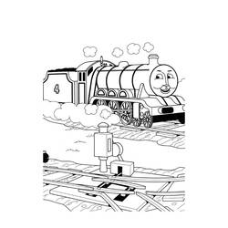 ぬりえページ: 電車・機関車 (交通機関) #135109 - 無料の印刷可能なぬりえページ