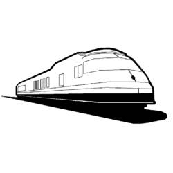 ぬりえページ: 電車・機関車 (交通機関) #135117 - 無料の印刷可能なぬりえページ