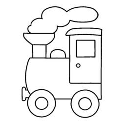 ぬりえページ: 電車・機関車 (交通機関) #135135 - 無料の印刷可能なぬりえページ