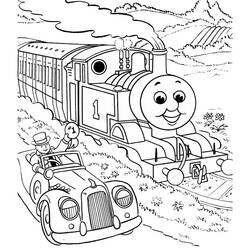 ぬりえページ: 電車・機関車 (交通機関) #135149 - 無料の印刷可能なぬりえページ