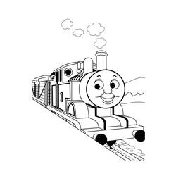 ぬりえページ: 電車・機関車 (交通機関) #135163 - 無料の印刷可能なぬりえページ