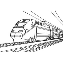 ぬりえ: 電車・機関車 - 無料の印刷可能なぬりえページ