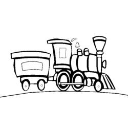 ぬりえページ: 電車・機関車 (交通機関) #135175 - 無料の印刷可能なぬりえページ