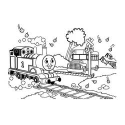ぬりえページ: 電車・機関車 (交通機関) #135178 - 無料の印刷可能なぬりえページ