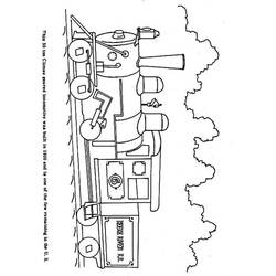 ぬりえページ: 電車・機関車 (交通機関) #135189 - 無料の印刷可能なぬりえページ