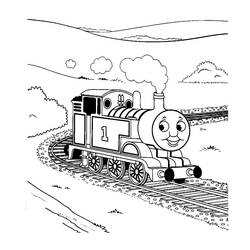 ぬりえページ: 電車・機関車 (交通機関) #135194 - 無料の印刷可能なぬりえページ