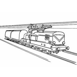 ぬりえページ: 電車・機関車 (交通機関) #135224 - 無料の印刷可能なぬりえページ