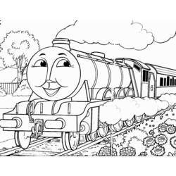 ぬりえページ: 電車・機関車 (交通機関) #135236 - 無料の印刷可能なぬりえページ