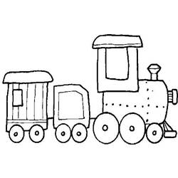 ぬりえページ: 電車・機関車 (交通機関) #135261 - 無料の印刷可能なぬりえページ