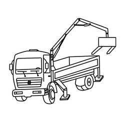 ぬりえページ: トラック (交通機関) #135533 - 無料の印刷可能なぬりえページ
