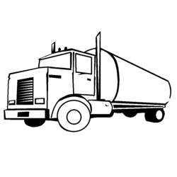 ぬりえページ: トラック (交通機関) #135536 - 無料の印刷可能なぬりえページ